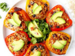 Colorful Vegetarian Stuffed Peppers