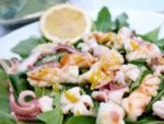 Grilled Calamari Salad Recipe with Rocket Leaves
