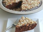 Pecan Coconut Topped Brownie Pie